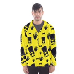 Gentlemen - Yellow Pattern Hooded Wind Breaker (men) by Valentinaart