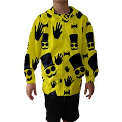 Gentlemen - Yellow Pattern Hooded Wind Breaker (kids) by Valentinaart