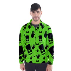 Gentleman - Green Pattern Wind Breaker (men) by Valentinaart