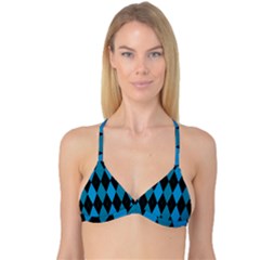 Fabric Background Reversible Tri Bikini Top by AnjaniArt