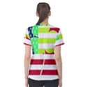 USA Ireland American Flag Shamrock Irish Funny St Patrick Country Flag  Women s Cotton Tee View2