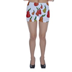 Decorative Pears Pattern Skinny Shorts by Valentinaart