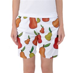 Decorative Pears Pattern Women s Basketball Shorts by Valentinaart
