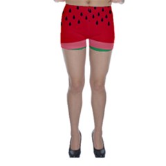 Watermelon  Skinny Shorts by Valentinaart