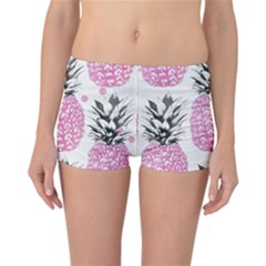Cute Pink Pineapple  Reversible Bikini Bottoms by Brittlevirginclothing