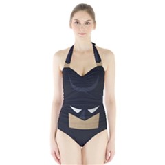 Batman  Halter Swimsuit by Brittlevirginclothing