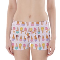Cute Ice Cream Boyleg Bikini Wrap Bottoms by Brittlevirginclothing