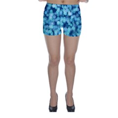Blue Light  Skinny Shorts by Brittlevirginclothing
