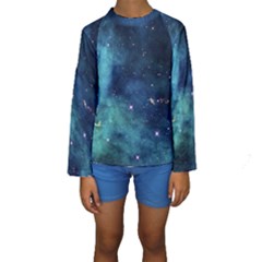 Space Kids  Long Sleeve Swimwear by Brittlevirginclothing