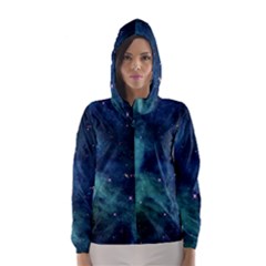 Space Hooded Wind Breaker (women) by Brittlevirginclothing