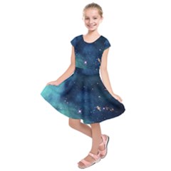 Space Kids  Short Sleeve Dress by Brittlevirginclothing