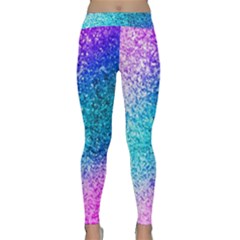 Rainbow Sparkles Classic Yoga Leggings by Brittlevirginclothing