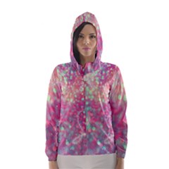 Colorful Sparkles Hooded Wind Breaker (women) by Brittlevirginclothing