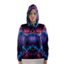 Blue Heart Hooded Wind Breaker (Women) View1