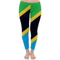 Flag Of Tanzania Classic Winter Leggings by Amaryn4rt