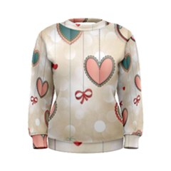 Cute Hearts Women s Sweatshirt by Brittlevirginclothing