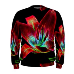 Flower Pattern Design Abstract Background Men s Sweatshirt