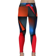 3d And Abstract Classic Yoga Leggings
