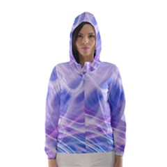 Abstract Graphic Design Background Hooded Wind Breaker (women) by Nexatart