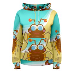 Animal Nature Cartoon Bug Insect Women s Pullover Hoodie