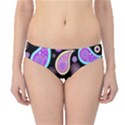 Paisley Pattern Background Colorful Hipster Bikini Bottoms View1