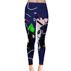 Abstraction Leggings  by Valentinaart