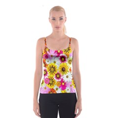 Flowers Blossom Bloom Nature Plant Spaghetti Strap Top by Nexatart