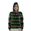 Floral Pattern Hooded Wind Breaker (Women) View1