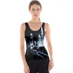 Kuala Lumpur Urban Night Building Tank Top by Nexatart