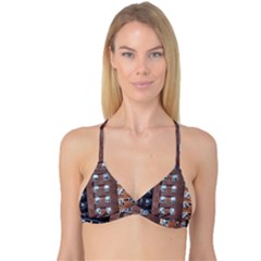 New York Building Windows Manhattan Reversible Tri Bikini Top by Nexatart