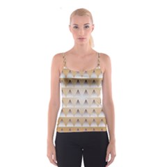 Pattern Retro Background Texture Spaghetti Strap Top by Nexatart