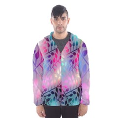 Colorful Leaves Hooded Wind Breaker (men) by Brittlevirginclothing