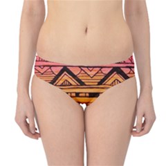 Warm Tribal Hipster Bikini Bottoms by Brittlevirginclothing