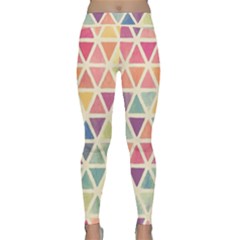 Colorful Triangle Classic Yoga Leggings by Brittlevirginclothing