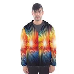 Lamp Light Galaxy Space Color Hooded Wind Breaker (men) by Alisyart