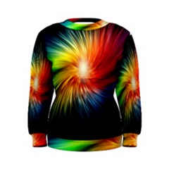 Lamp Light Galaxy Space Color Women s Sweatshirt by Alisyart