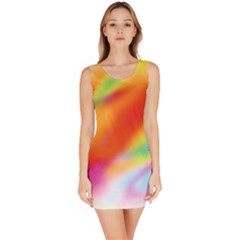 Blur Color Colorful Background Sleeveless Bodycon Dress by Nexatart