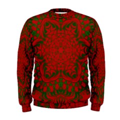 Christmas Kaleidoscope Art Pattern Men s Sweatshirt