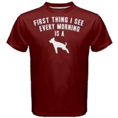 First Thing I See Every Morning Is A - Men s Cotton Tee by FunnySaying