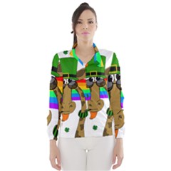 Irish Giraffe Wind Breaker (women) by Valentinaart