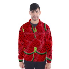 Watermelon Slices Wind Breaker (men) by Valentinaart