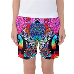 Meditation Aid - Women s Basketball Shorts by tealswan