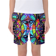 Planetary Vortex - Women s Basketball Shorts by tealswan