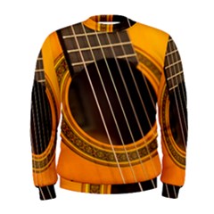 Vintage Guitar Acustic Men s Sweatshirt by Nexatart