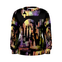 Street Colorful Abstract People Women s Sweatshirt