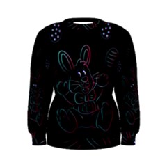 Easter Bunny Hare Rabbit Animal Women s Sweatshirt by Amaryn4rt