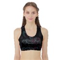 Easter Bunny Hare Rabbit Animal Sports Bra with Border View1
