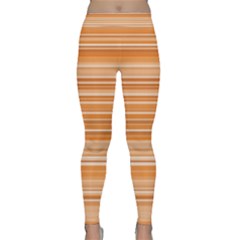 Line Brown Classic Yoga Leggings by Alisyart