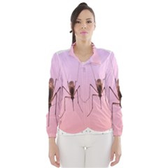 Mosquito Pink Insect Blood Wind Breaker (women) by Alisyart