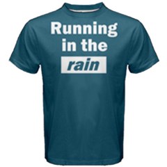 Running In The Rain - Men s Cotton Tee by FunnySaying